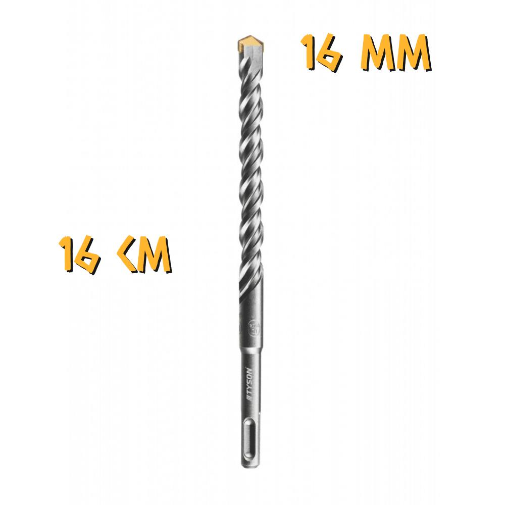 Kupa Tyson SDS Plus Delici Hilti-Matkap Ucu - 16 mm. - 16 cm