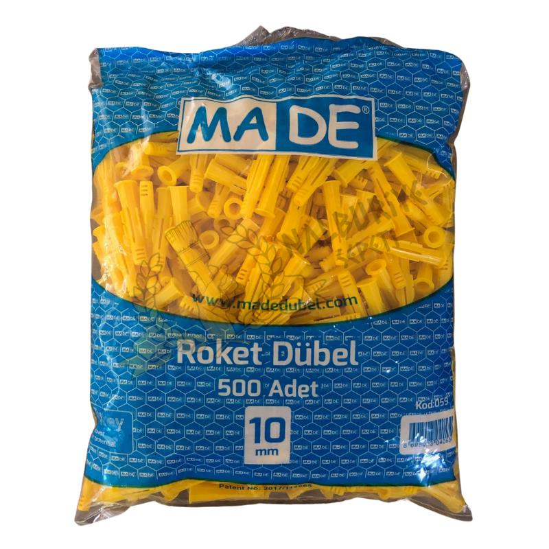 Made Performans Roket Dübel - No: 10 - 500 Adet