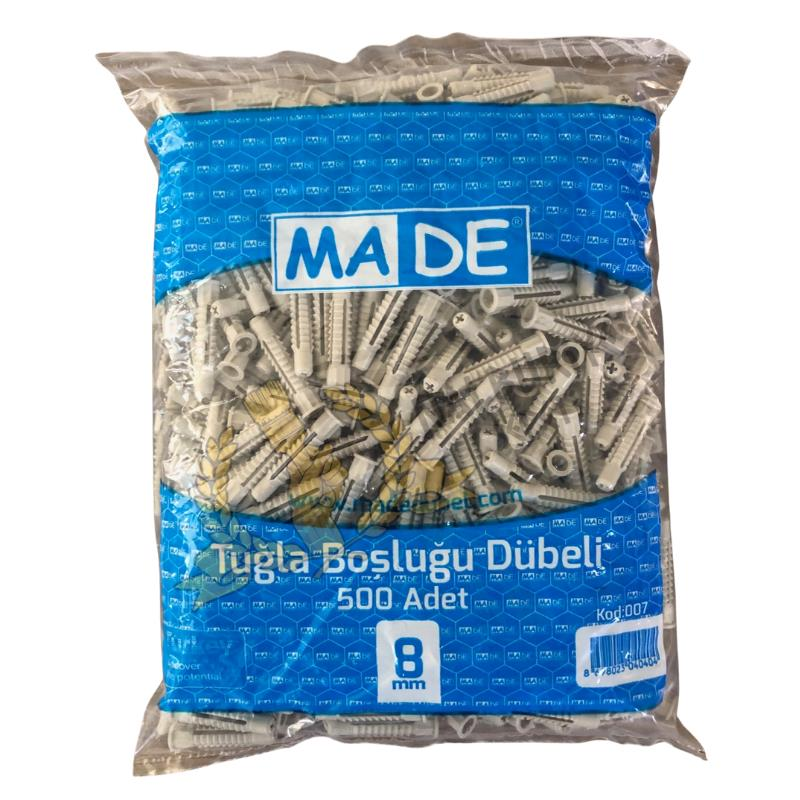 Made Tuğla Boşluk Dübeli - No: 8 - 500 Adet