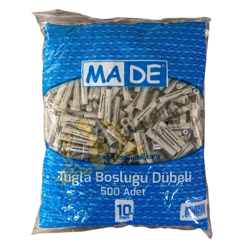 Made Tuğla Boşluk Dübeli - No: 10 - 500 Adet