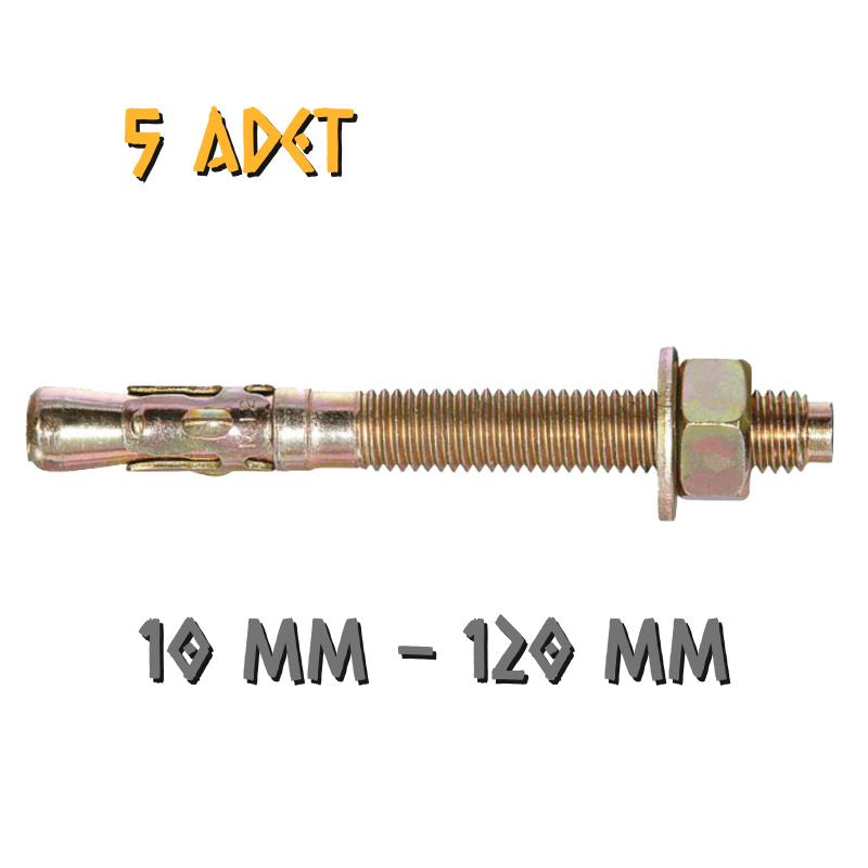Made Klipsli Çelik Dübel 10x120 mm - 5 Adet