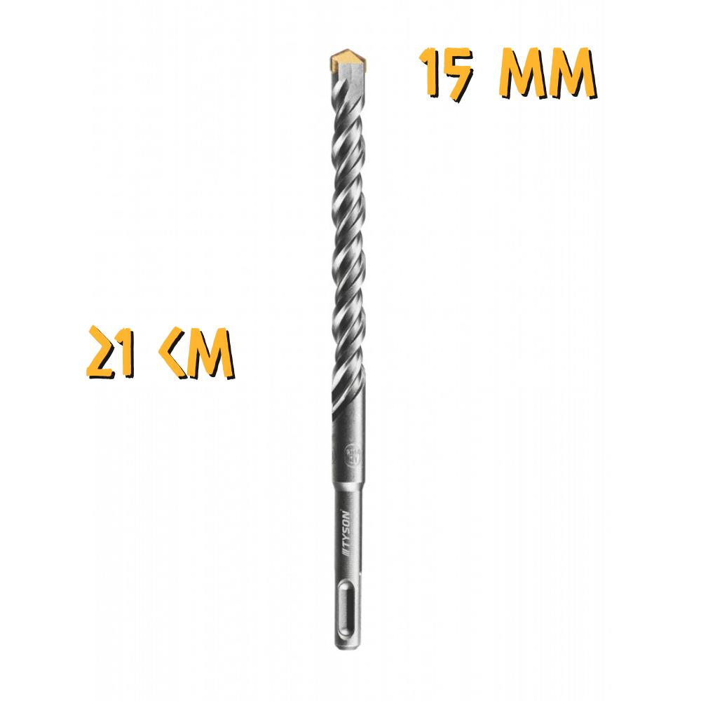 Kupa Tyson SDS Plus Delici Hilti-Matkap Ucu - 15 mm. - 21 cm