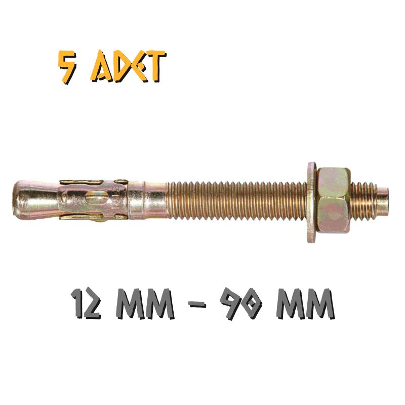 Made Klipsli Çelik Dübel 12x90 mm - 5 Adet
