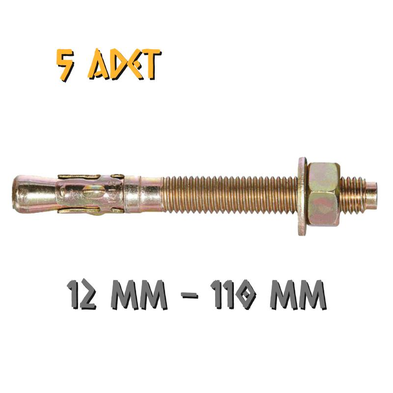 Made Klipsli Çelik Dübel 12x110 mm - 5 Adet
