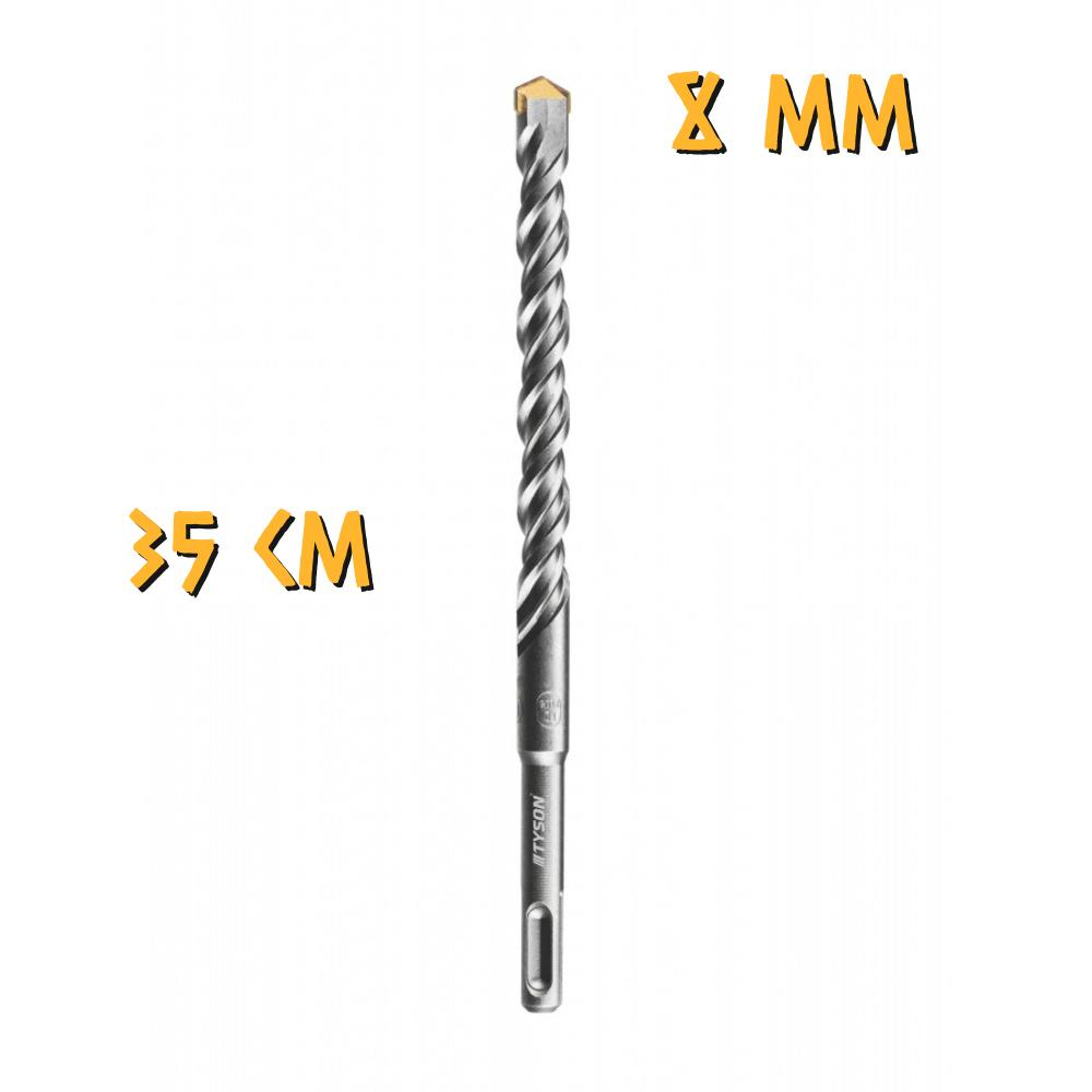 Kupa Tyson SDS Plus Delici Hilti-Matkap Ucu - 8 mm. - 35 cm