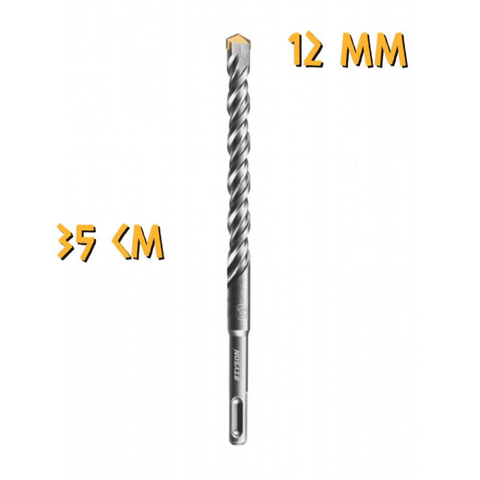 Kupa Tyson SDS Plus Delici Hilti-Matkap Ucu - 12 mm. - 35 cm