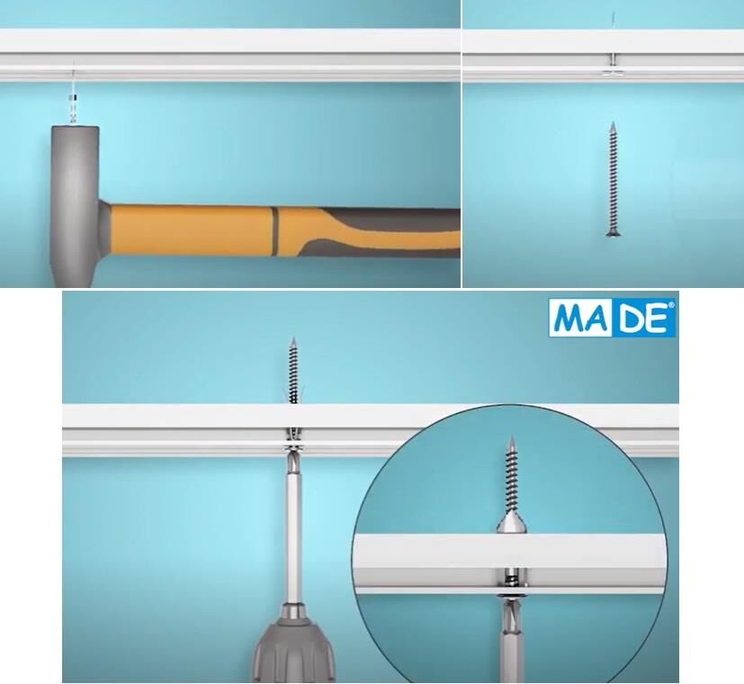 Made Çelik Turbolet Alçıpan Dübeli - No: 11 - 20 Adet