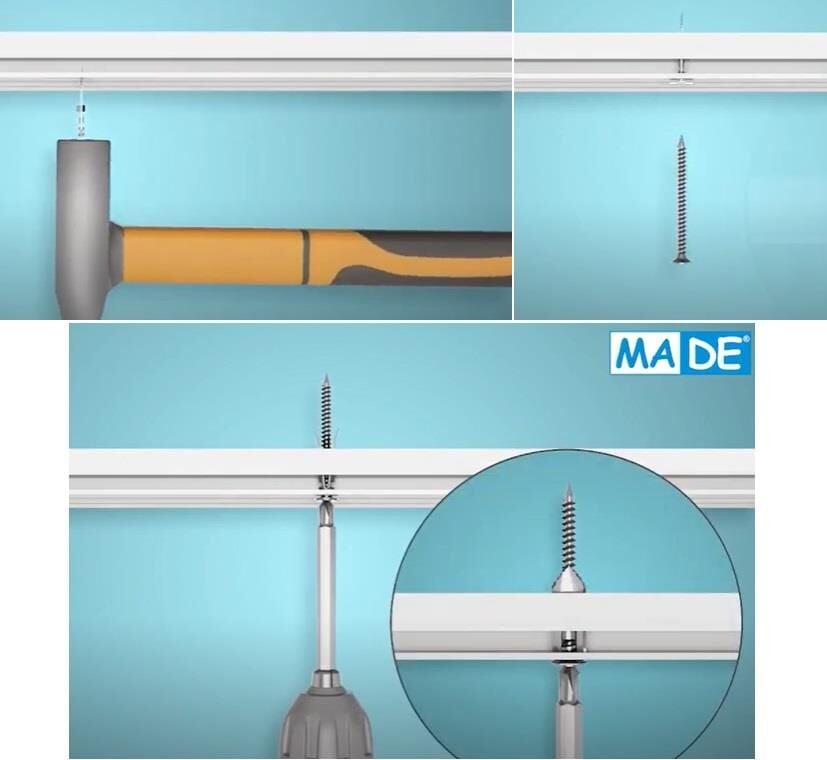 Made Çelik Turbolet Alçıpan Dübeli - No: 11 - 100 Adet