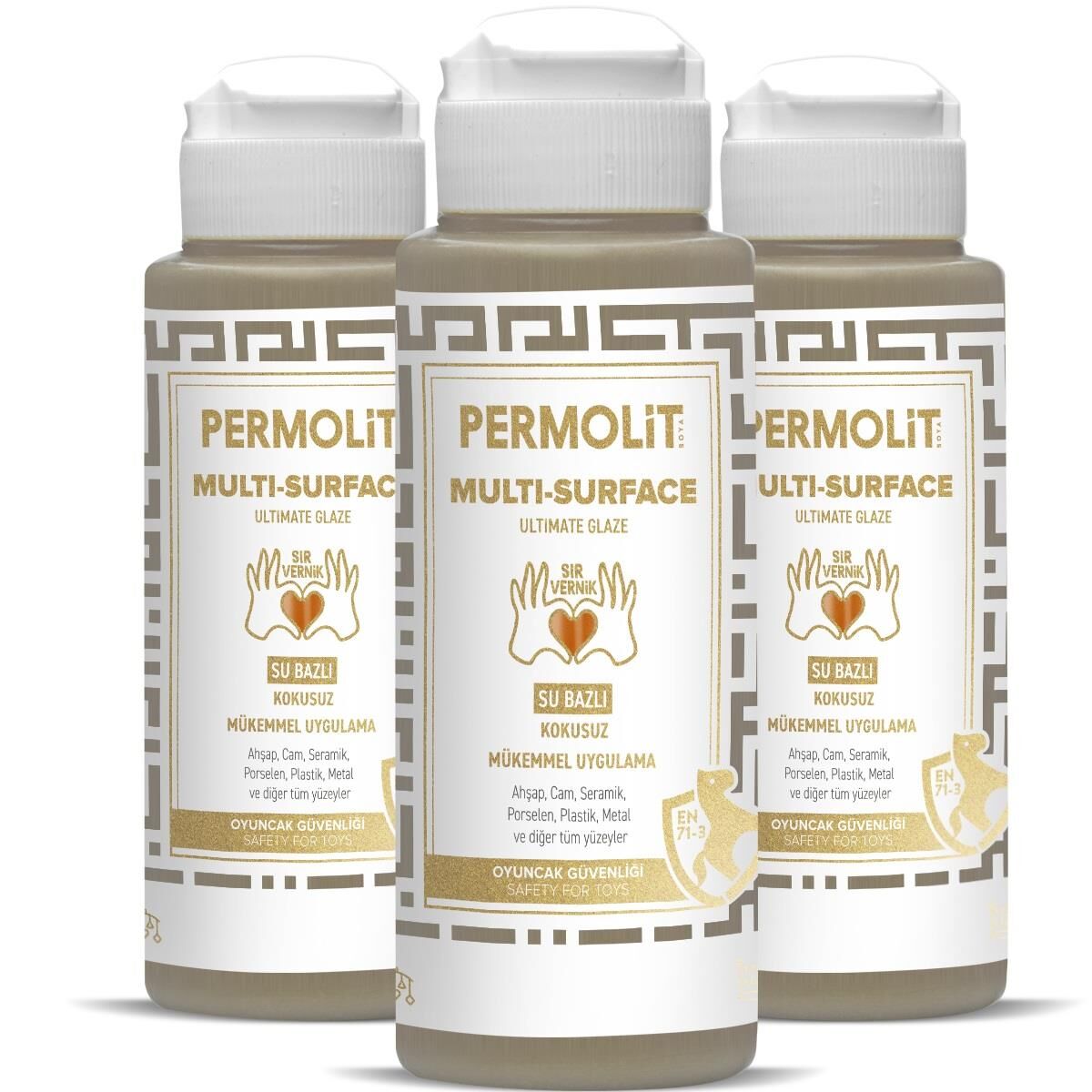 Permolit Multi Surface Akrilik Hobi Boyası SIR VERNİK 120 ml.