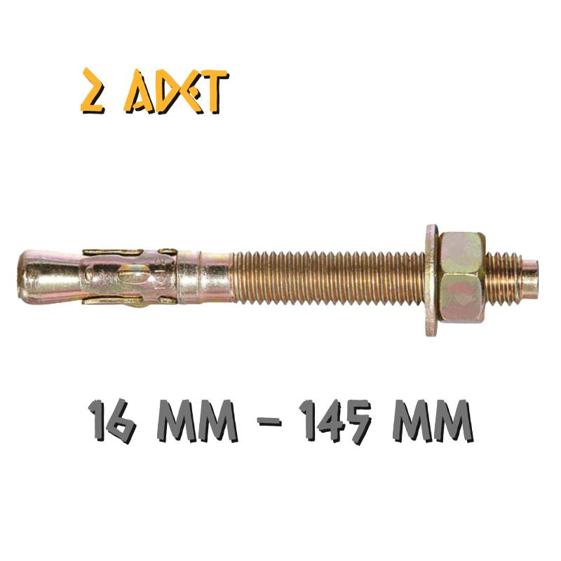 Made Klipsli Çelik Dübel 16x145 mm - 2 Adet