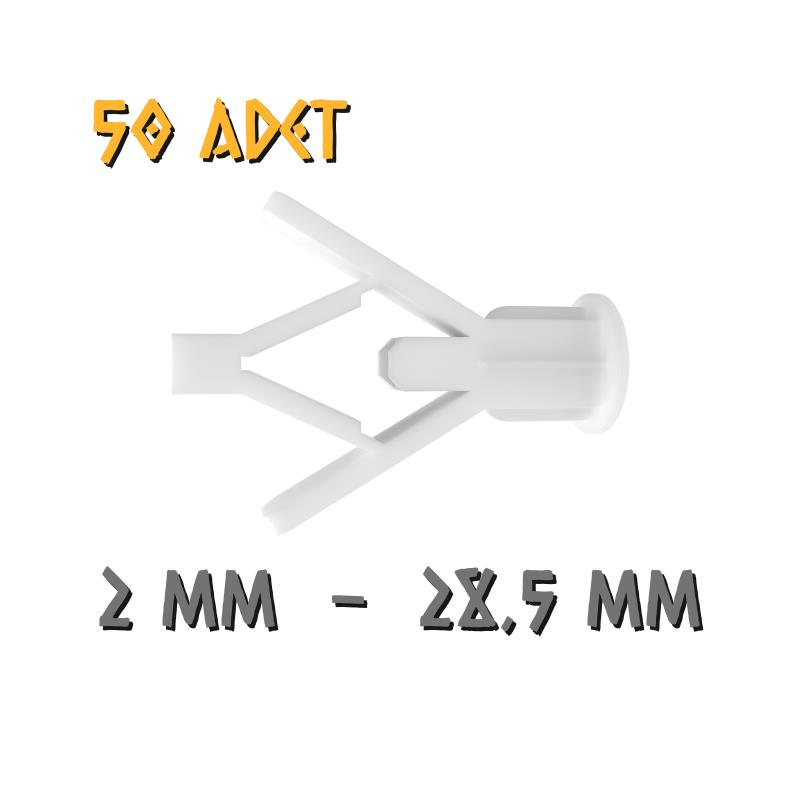 Made Kanatlı Alçıpan Dübeli - No: 2 - 50 Adet