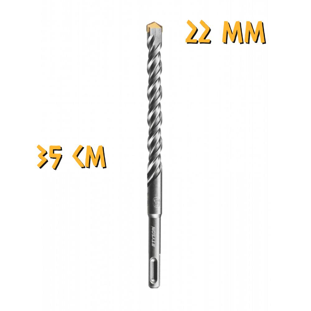 Kupa Tyson SDS Plus Delici Hilti-Matkap Ucu - 22 mm. - 35 cm