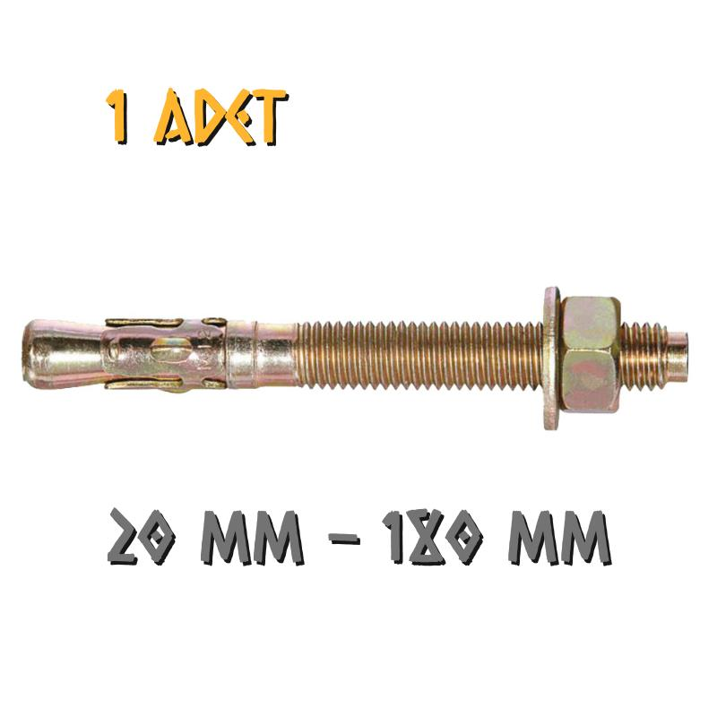 Made Klipsli Çelik Dübel 20x180 mm - 1 Adet