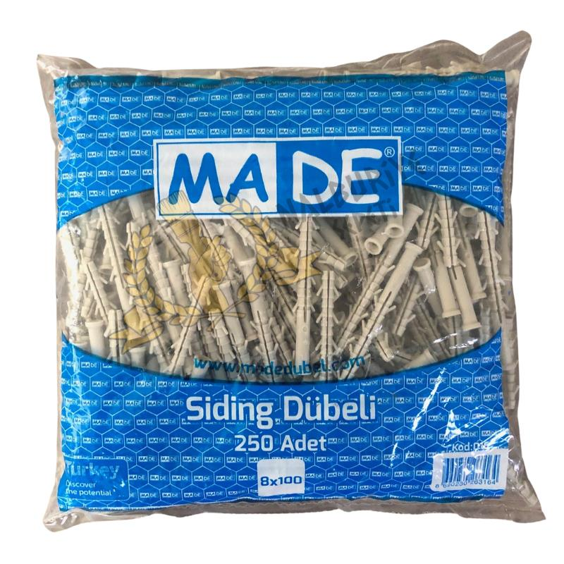 Made Uzun Siding Dübeli - No: 8 - 250 Adet