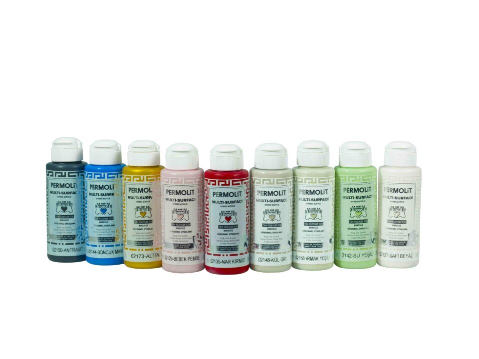 Permolit Multi Surface Akrilik Hobi Boyası SEDEF BRONZ 120 ml.
