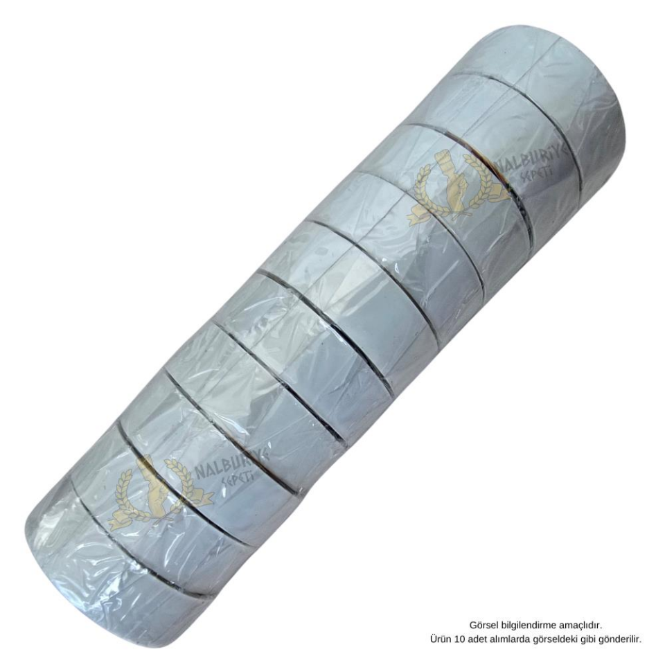 SGS Elektrik İzolasyon Bandı - Beyaz - 19 mm x 9 mt. - 1 Adet