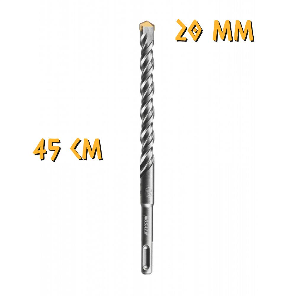 Kupa Tyson SDS Plus Delici Hilti-Matkap Ucu - 20 mm. - 45 cm
