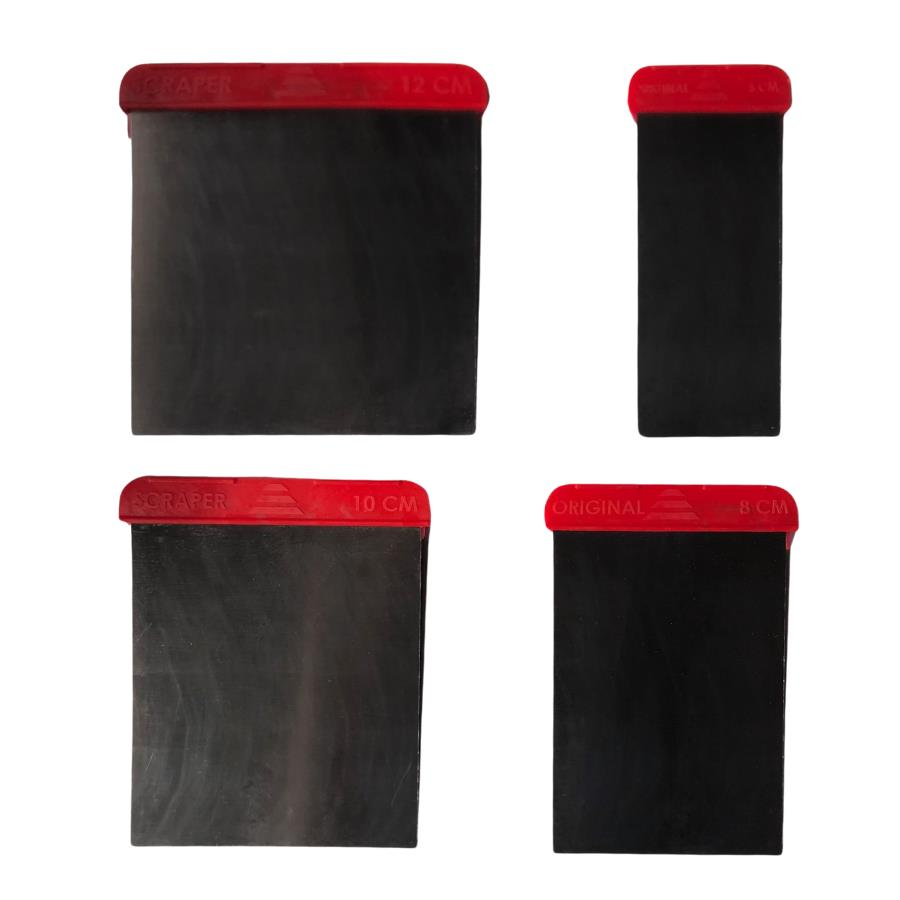 İzmir Fırça Oto Spatula Takımı - 5-8-10-12 x 12 cm. - 4 Parça Set