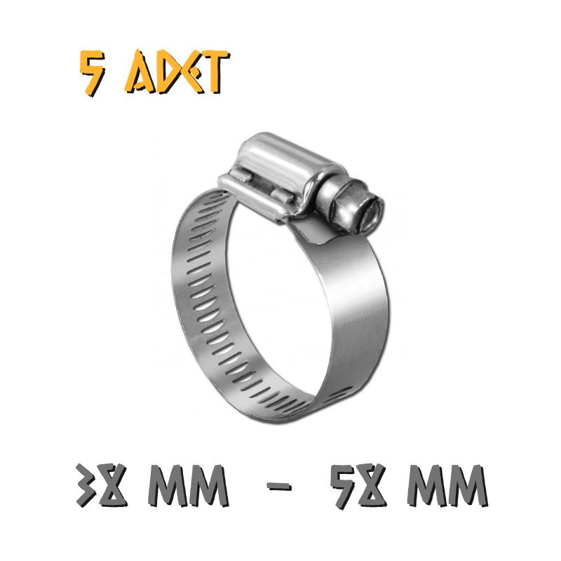 Made Ayarlanabilir Hortum Kelepçesi - 38-58 mm. - 5 Adet