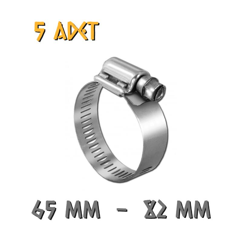Made Ayarlanabilir Hortum Kelepçesi - 65-82 mm. - 5 Adet