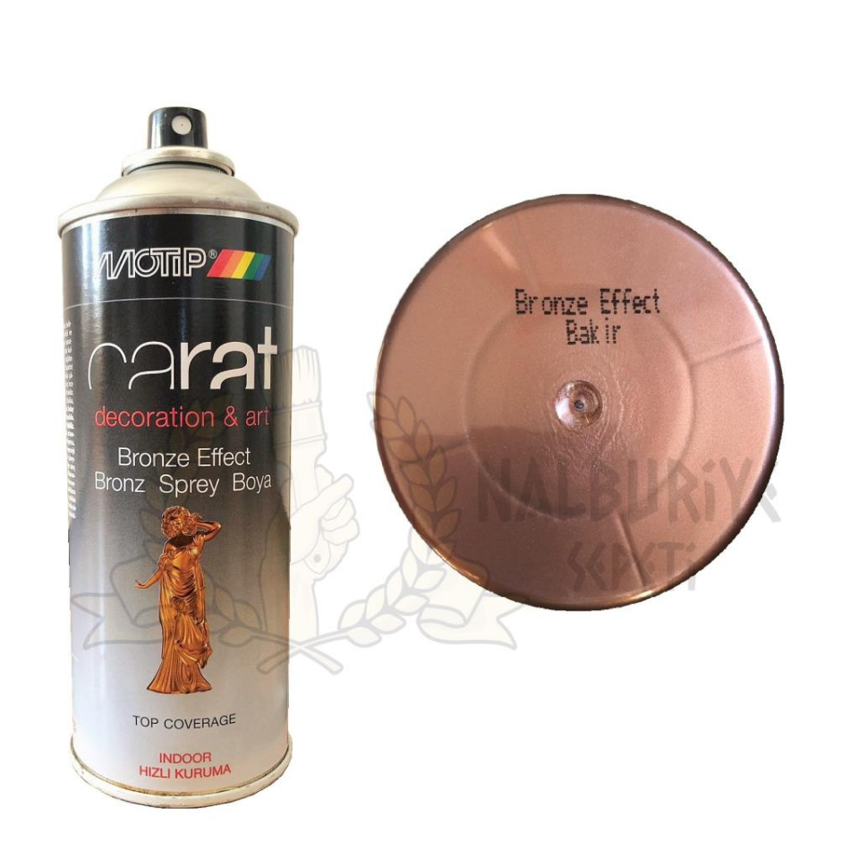 Motip Carat Akrilik Sprey Boya BRONZ BAKIR EFEKT 400 ml