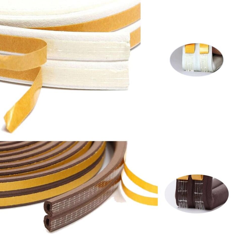 Kupa Tyson Kapı ve Pencere Fitil Bandı Kahve - Çiftli - 50 Metre