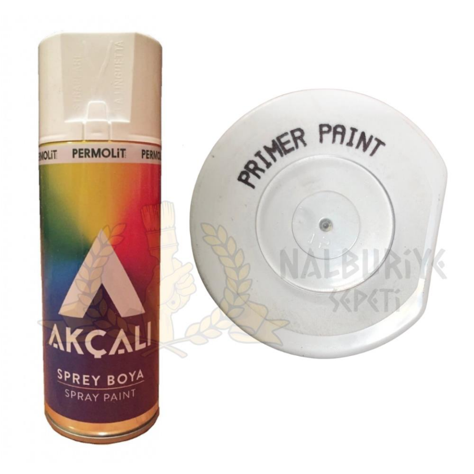 Akçalı Akrilik Sprey ŞEFFAF GENEL YÜZEY ASTARI 400 ml - 1000