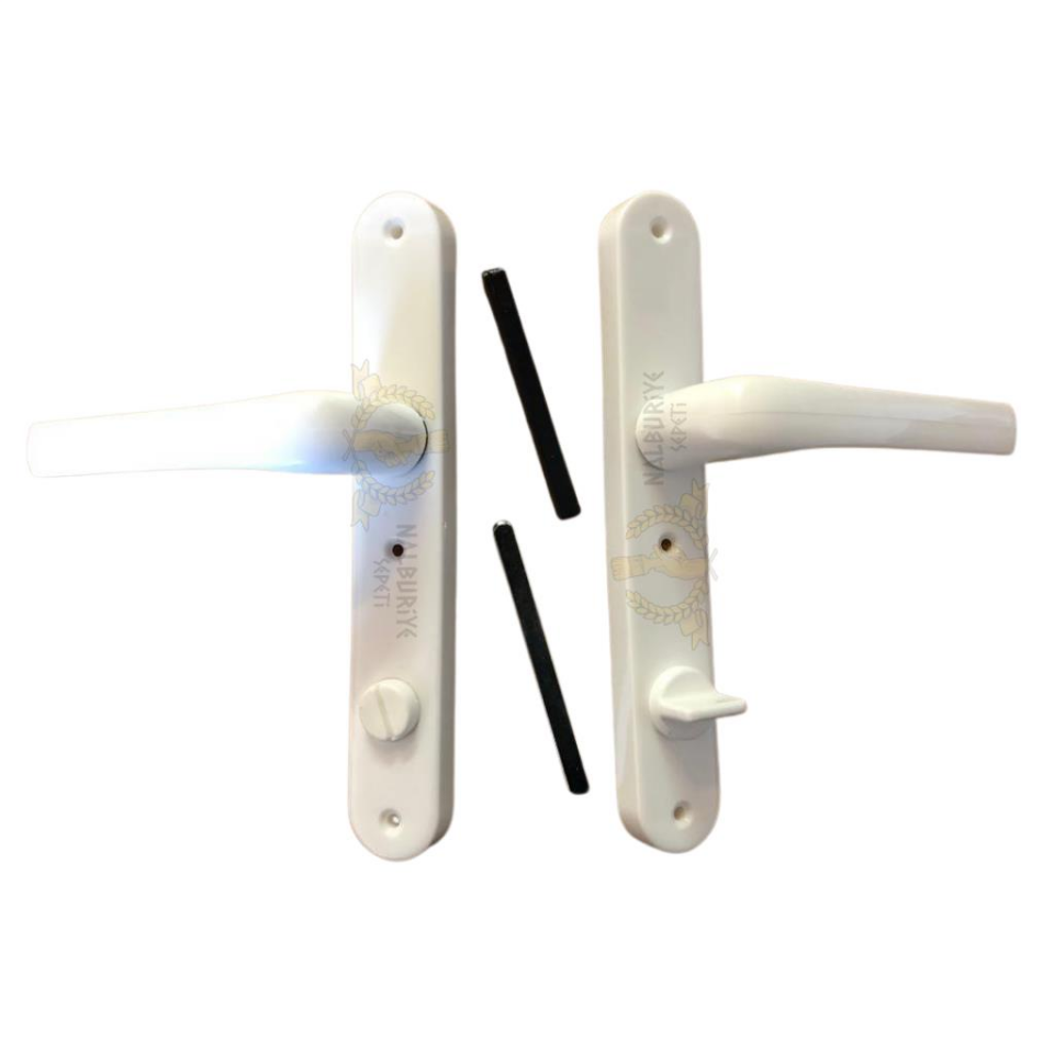 Kupa PVC Pimapen Kapı Kolu - WC - 1 Takım