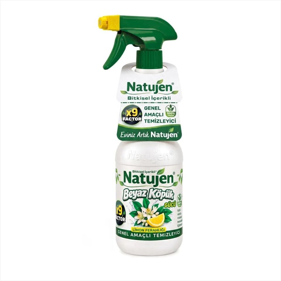 Natujen Genel Amaçlı Beyaz Köpük Temizleyici 1000 ml.