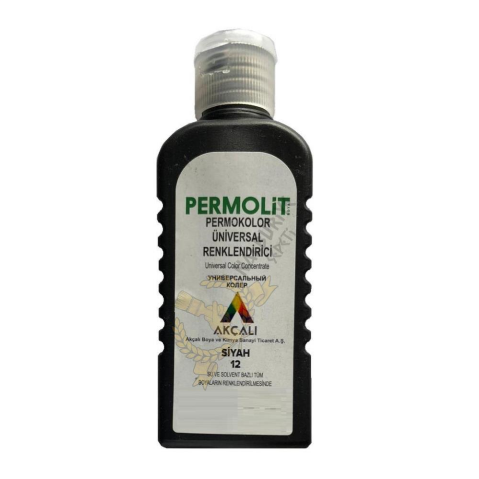 Permolit Üniversal Renklendirici Renk Tüpü SİYAH 50 ml.