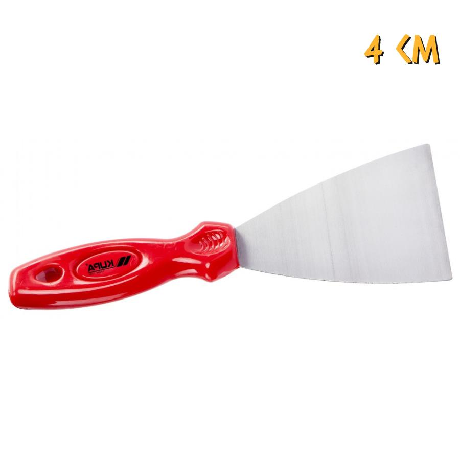 Kupa Plastik Saplı Çelik Spatula - 4 cm.