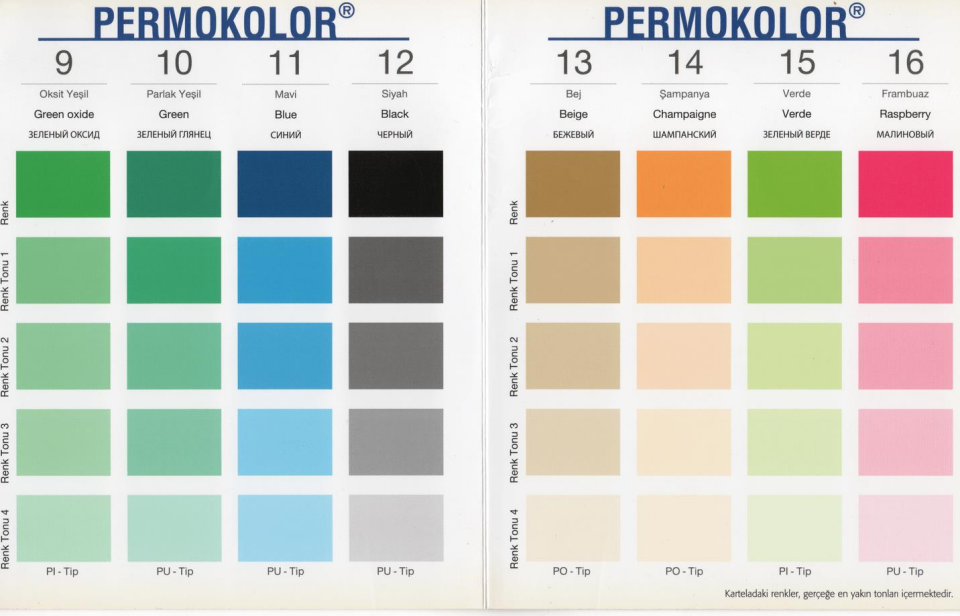 Permolit Üniversal Renklendirici Renk Tüpü MAVİ 50 ml.