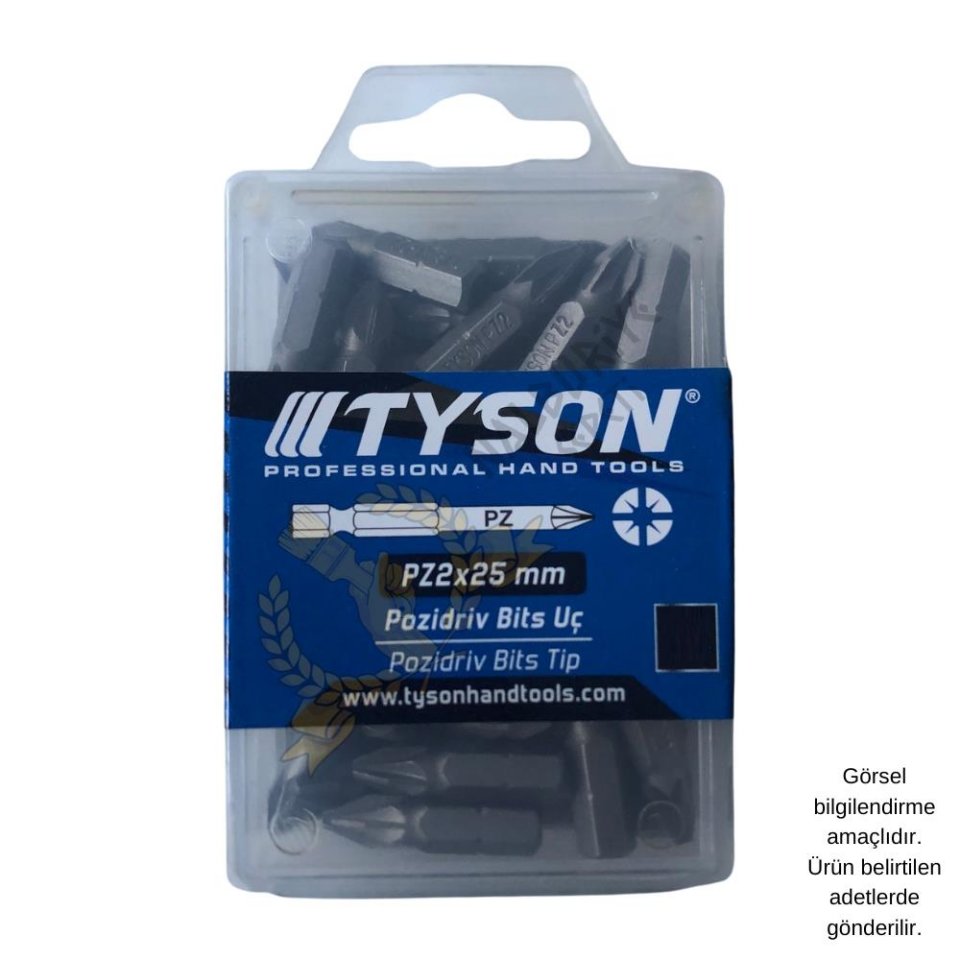 Kupa Tyson Vidalama Ucu Bits Uç - PZ2 Yıldız - 2.5 cm. - 1 Adet