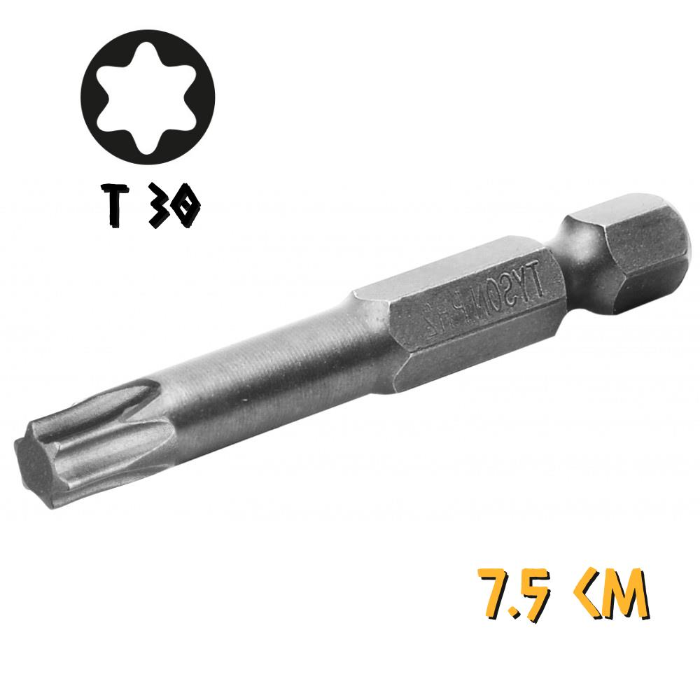 Kupa Tyson Vidalama Ucu Bits Uç - T30 Tork - 7.5 cm. - 1 Adet