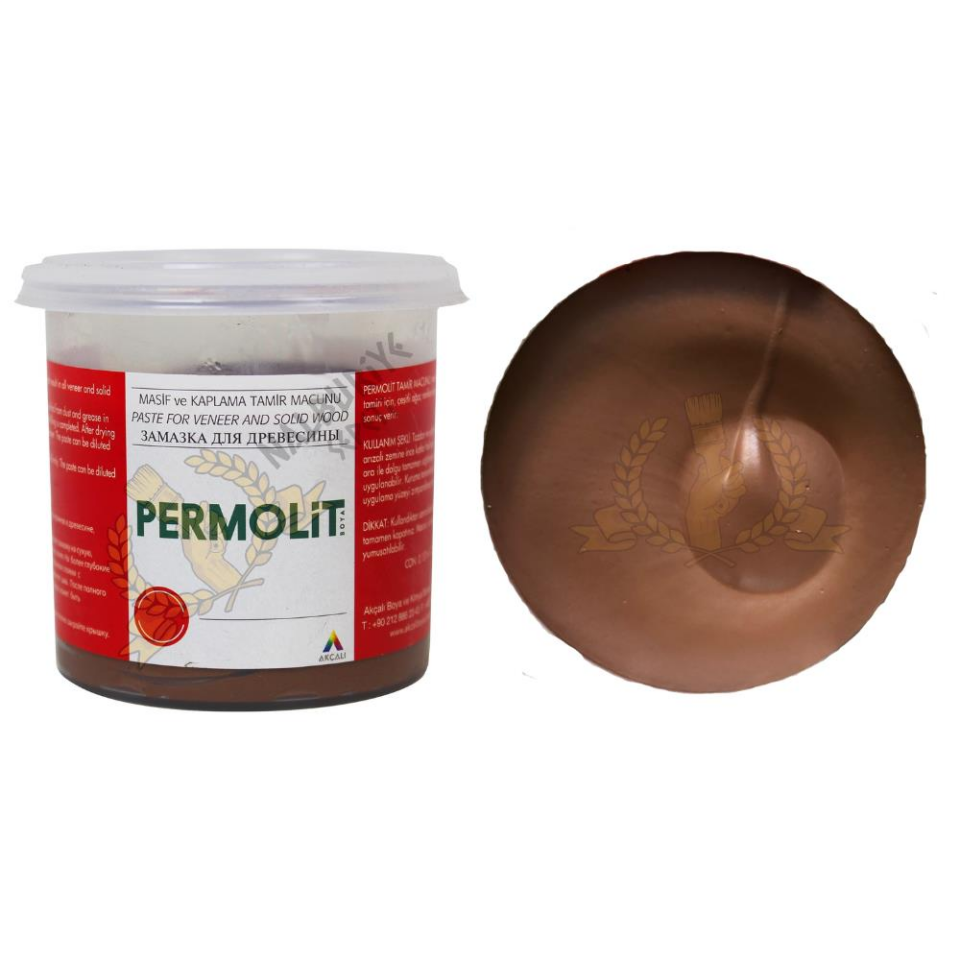 Permolit Masif ve Kaplama Ahşap Tamir Macunu KOYU CEVİZ 220 gr.