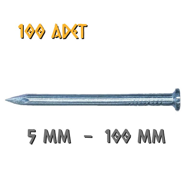 Acero Beyaz Kaplama Çelik Beton Duvar Çivisi 5x100 mm. - 100 Adet