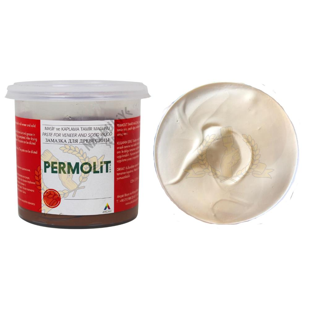 Permolit Masif ve Kaplama Ahşap Tamir Macunu KREM RENGİ 220 gr.