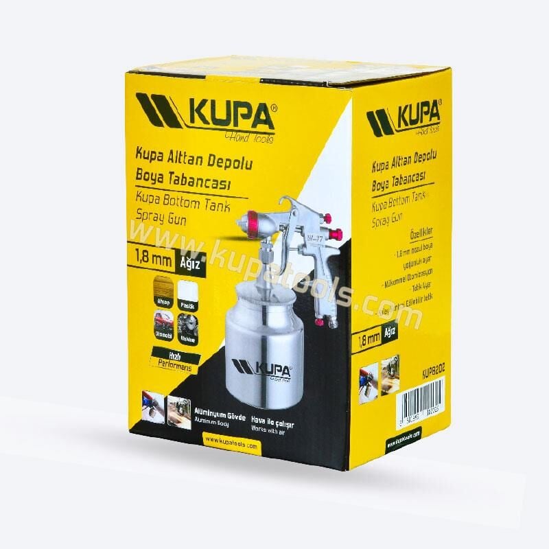 Kupa Boya Tabancası Alttan Depolu