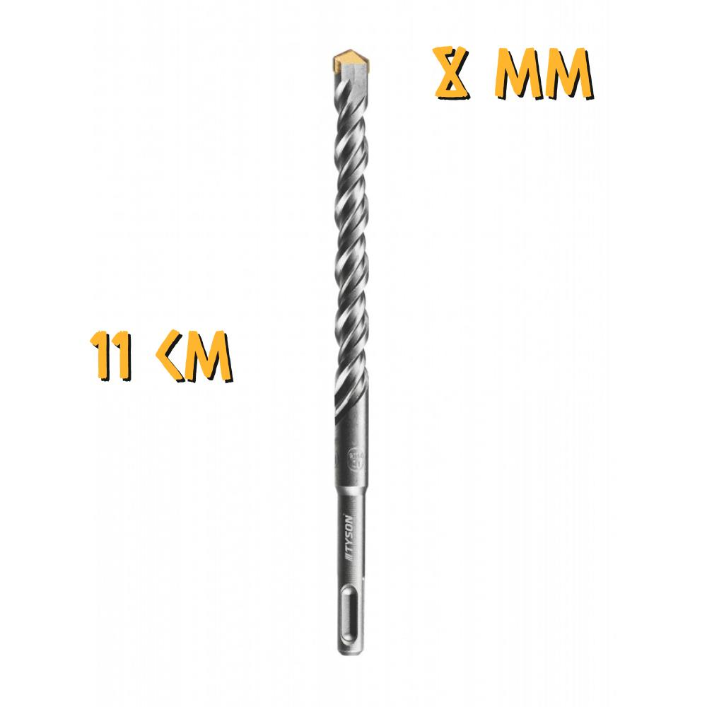 Kupa Tyson SDS Plus Delici Hilti-Matkap Ucu - 8 mm. - 11 cm