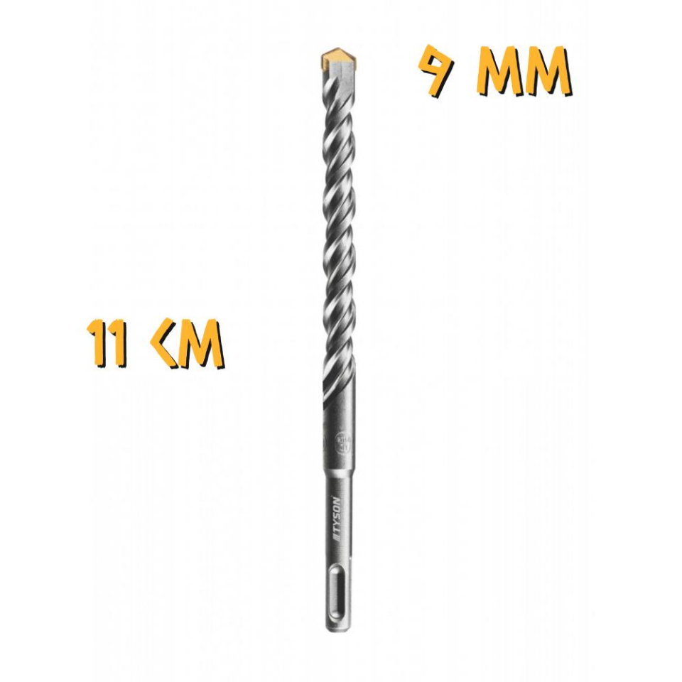Kupa Tyson SDS Plus Delici Hilti-Matkap Ucu - 9 mm. - 11 cm