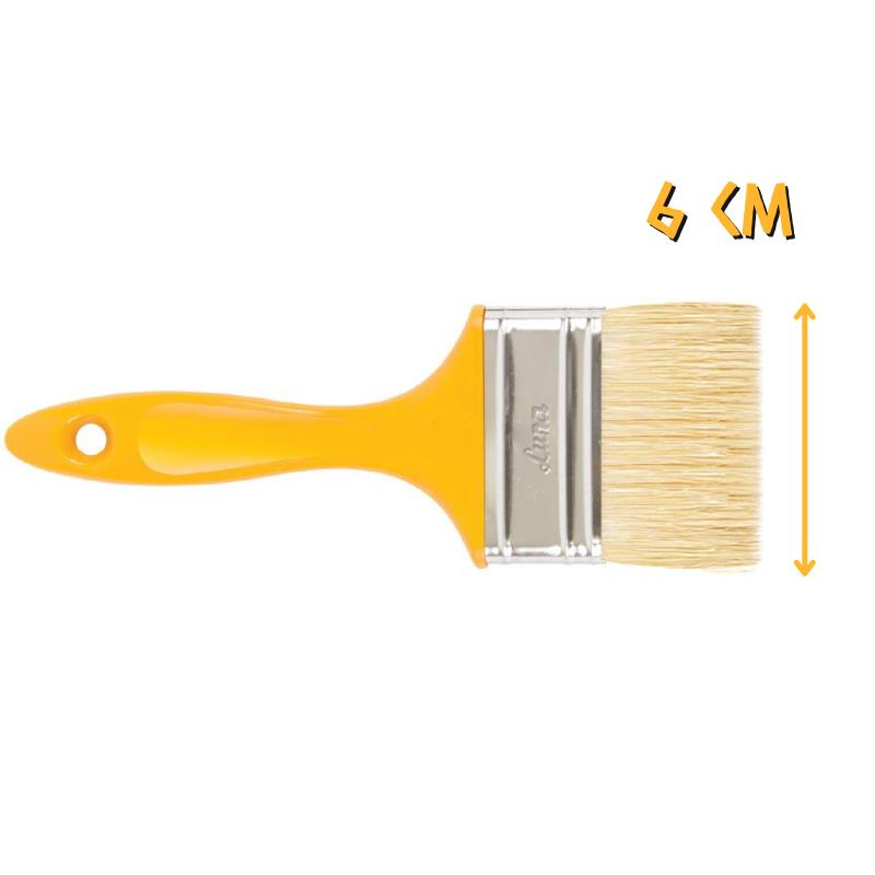 İzmir Fırça Libra Kestirme Fırça Seti 6 Parça - No: 1-1.5-2-2.5-3-4