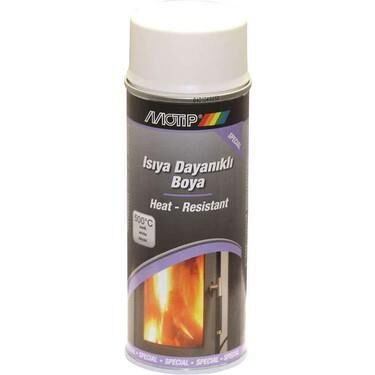Motip Isıya Dayanıklı Sprey Boya MAT BEYAZ 400 ml