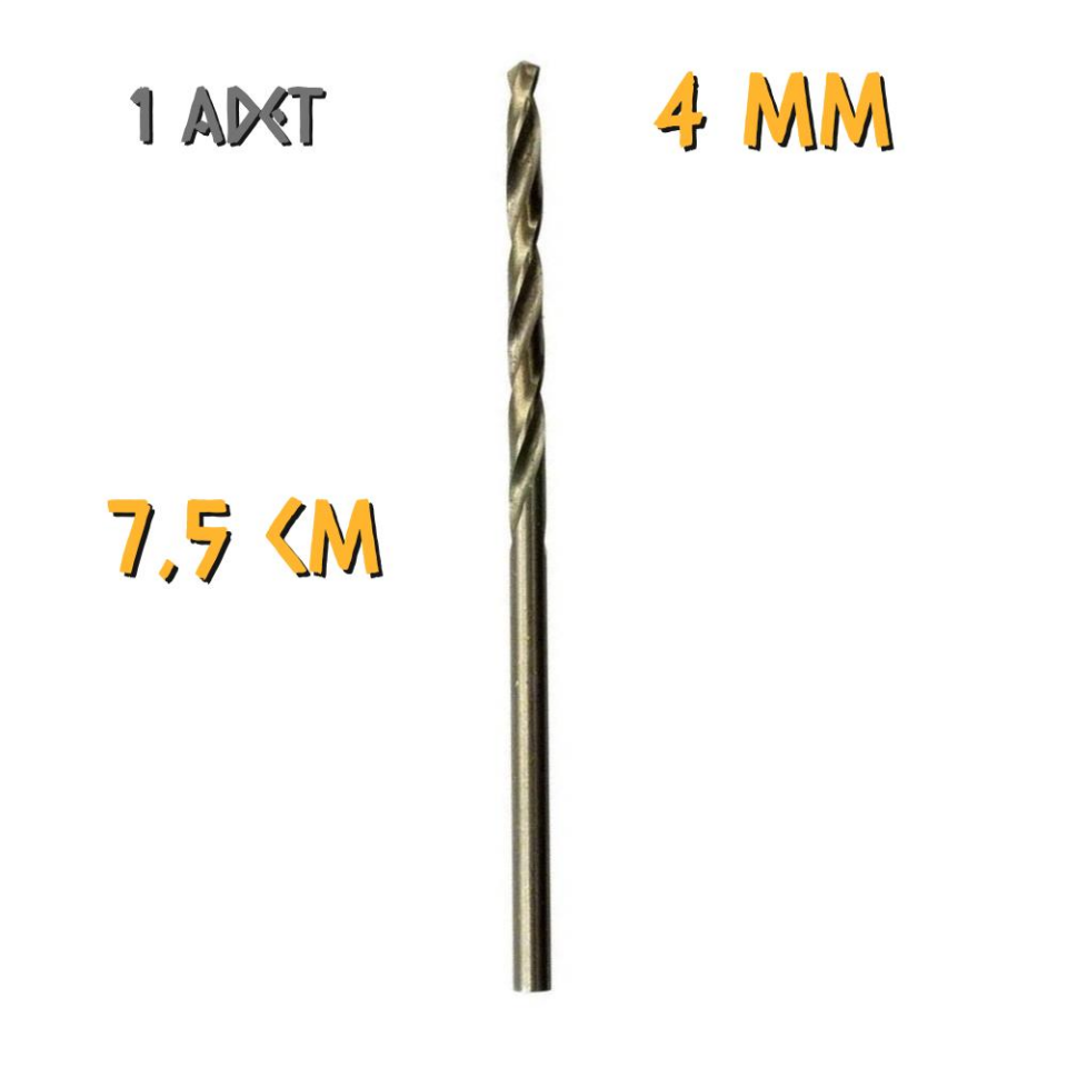 Kupa Tyson Metal Ahşap Delici HSS Matkap Ucu 4.0 mm. - 1 Adet