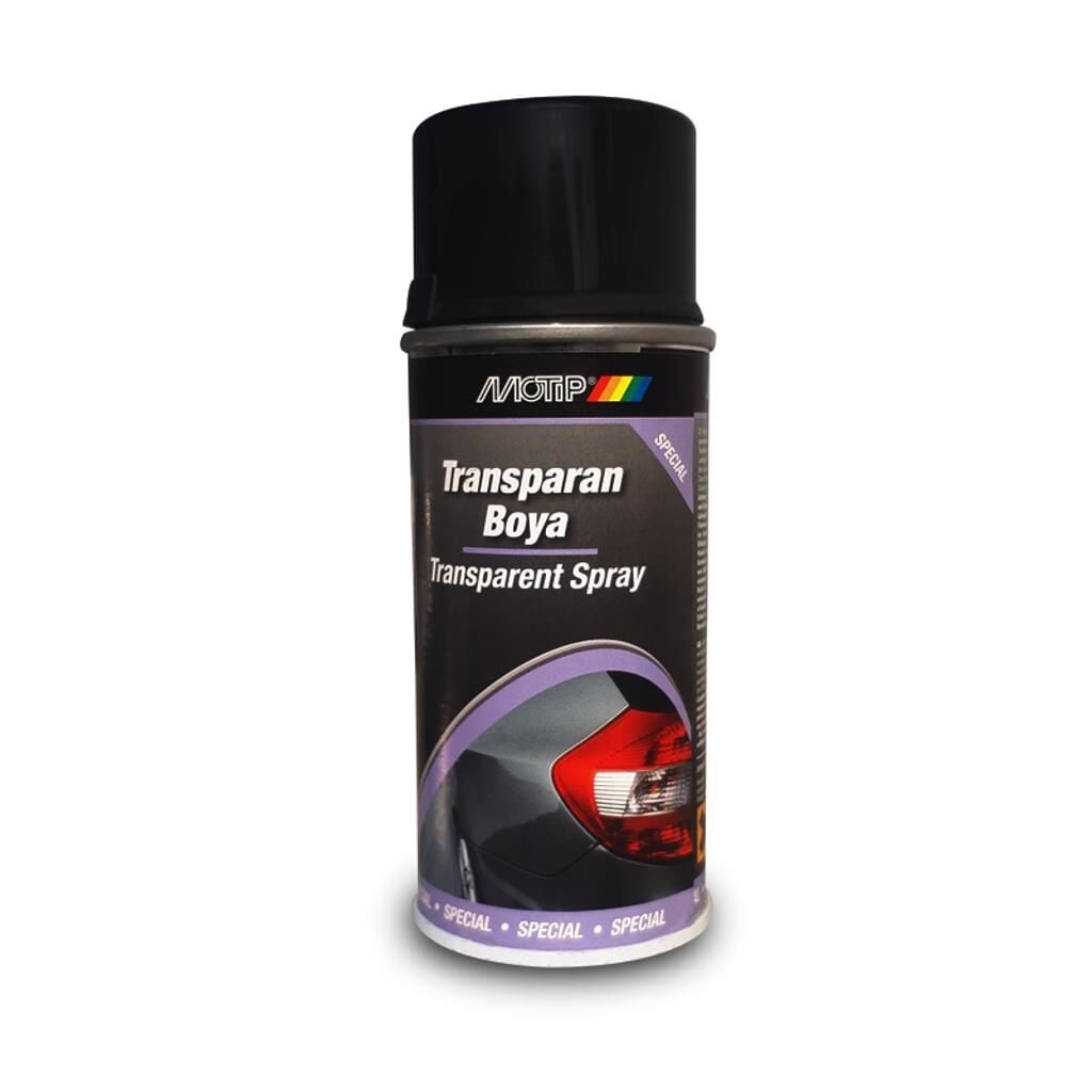 Motip Transparan Stop Far Sprey Boya SİYAH 400 ml - Stop Boyası