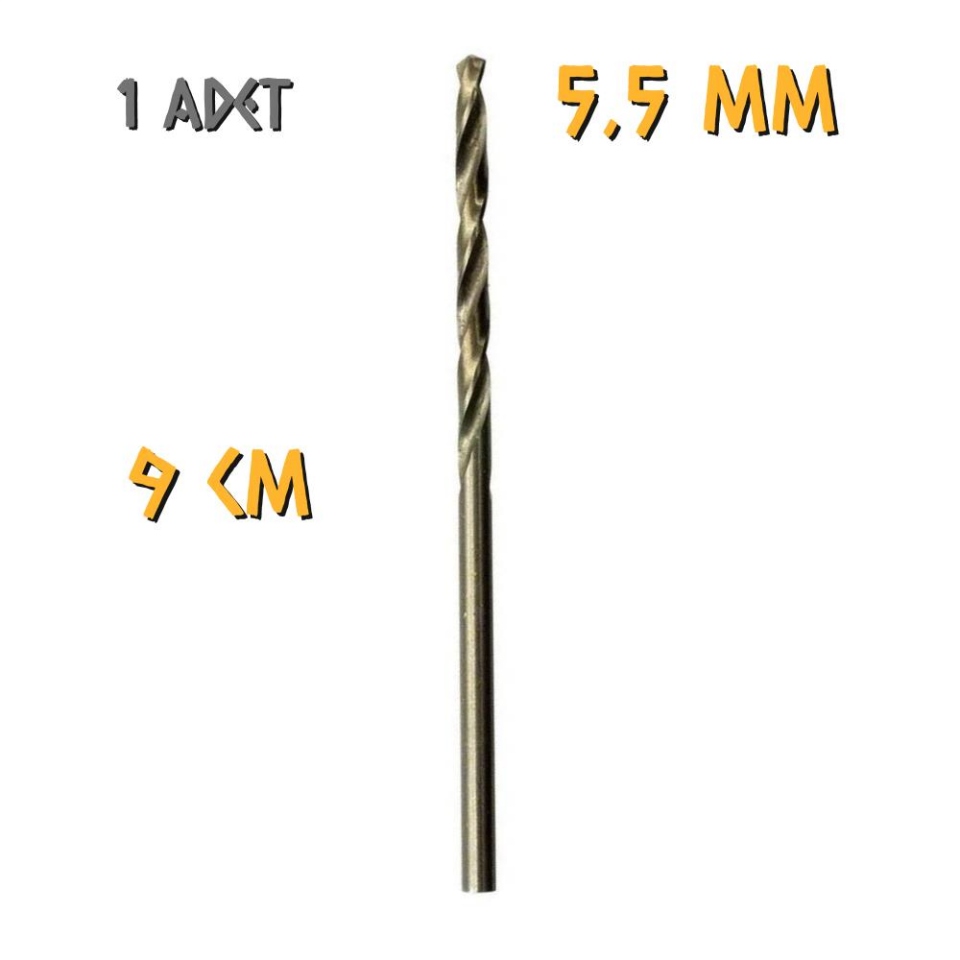 Kupa Tyson Metal Ahşap Delici HSS Matkap Ucu 5.5 mm. - 1 Adet