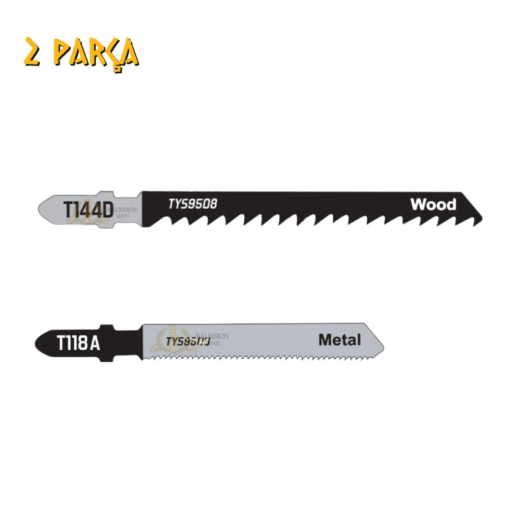 Kupa Tyson Dekupaj Yedek Bıçağı Seti - Ahşap ve Metal - 2 Parça
