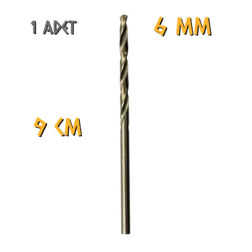 Kupa Tyson Metal Ahşap Delici HSS Matkap Ucu 6.0 mm. - 1 Adet