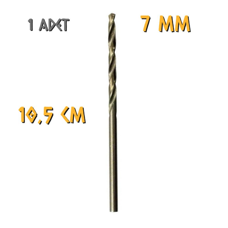 Kupa Tyson Metal Ahşap Delici HSS Matkap Ucu 7.0 mm. - 1 Adet