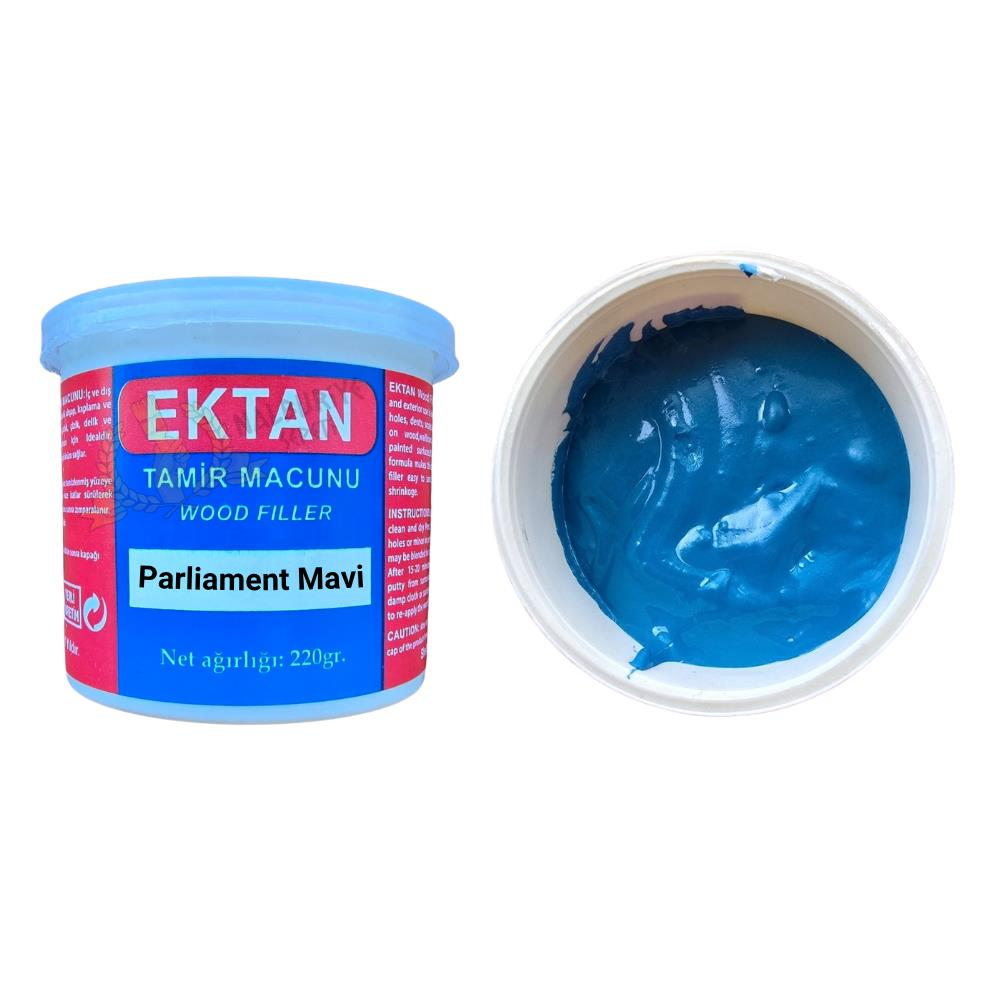 Ektan Masif ve Ahşap Tamir Macunu PARLIAMENT MAVİ 220 gr. - 1 Adet