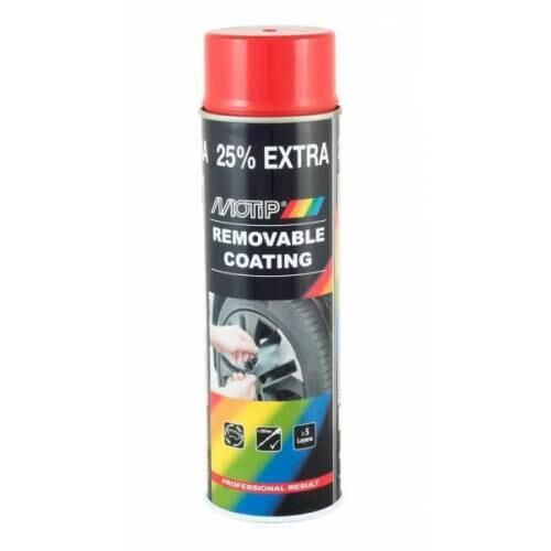 Motip Soyulabilir Sıvı Kauçuk PlastiDip Plastik Sprey Boya KIRMIZI 500 ml - 04309